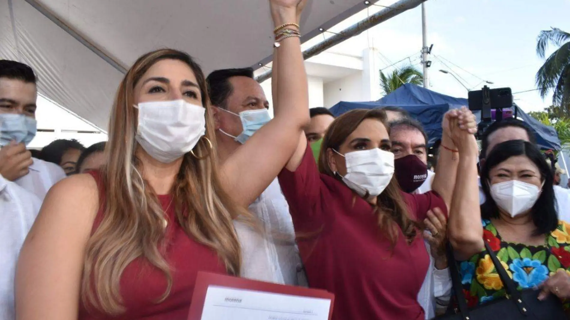 Coalición Juntos Haremos Historia registra a Mara Lezama para candidatura de Quintana Roo